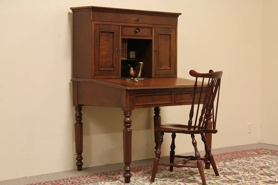 Main image of Victorian Antique 1850 Plantation Desk