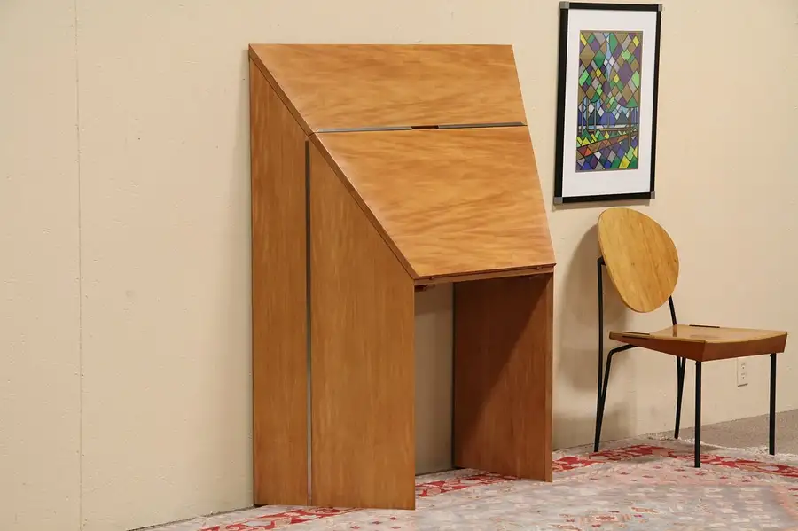 Main image of Contemporary Drop Front Desk Signed Jay Specter for Century