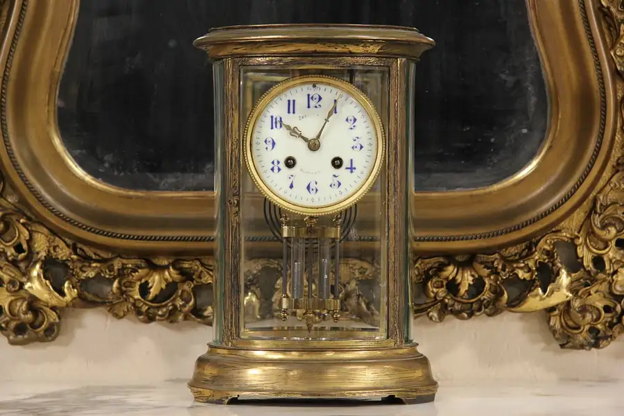 Main image of Spaulding Chicago French Paris Regulator Antique 1910 Clock