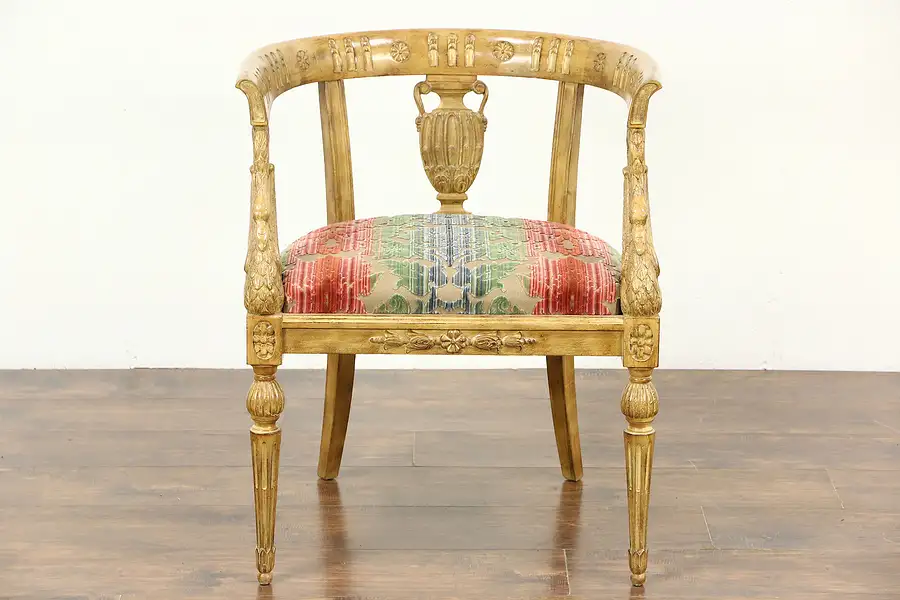Main image of Carved Vintage Swan Chair