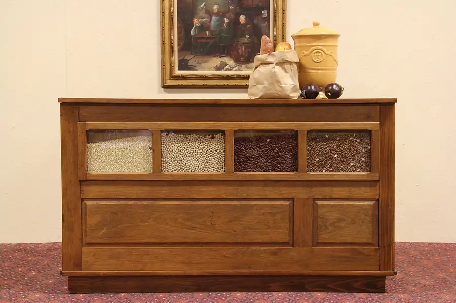 Main image of Country Store Pine Seed Cabinet 1900 Counter