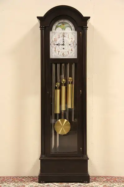 Main image of Tall Case Grandfather Clock, 1925 Westminster Tube Chime