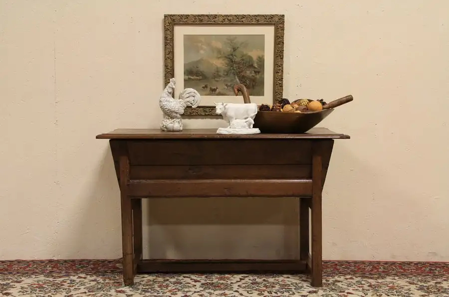 Main image of French Provincial 1850 Oak Antique Dough Box