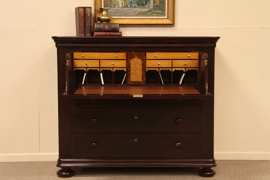 Main image of Empire 1835 Antique Desk, Secret Drawer