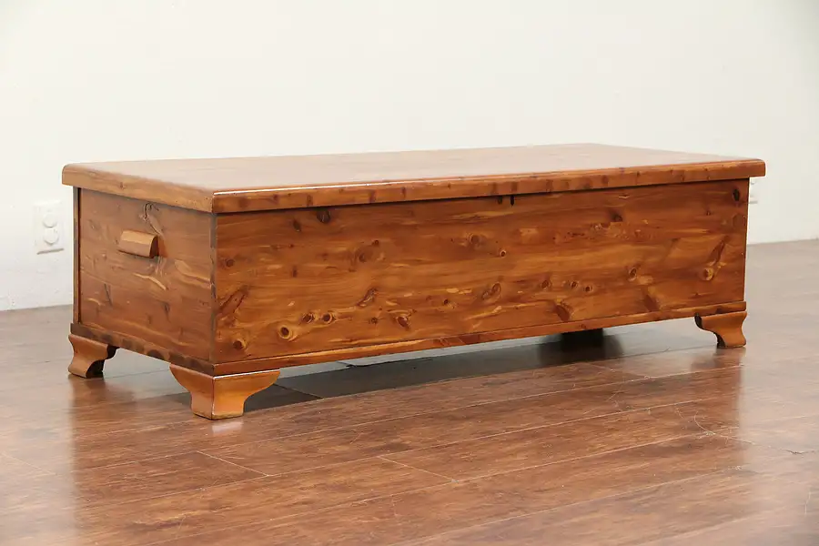 Main image of Cedar Vintage Chest, Trunk, Bed or Window Bench