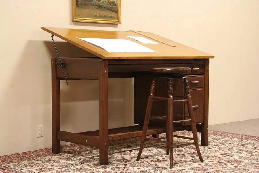 Main image of Hamilton Adjustable Drafting, Architect or Artist Desk