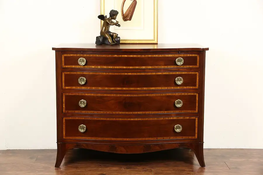 Main image of Traditional Georgian Style 1950's Dresser or Linen Chest