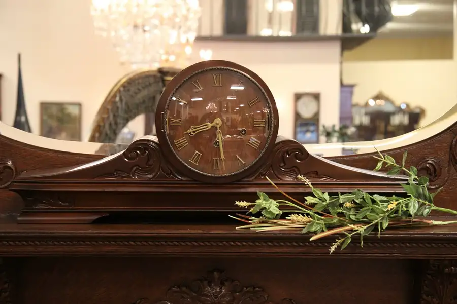 Main image of Art Deco 1930's Antique German Westminster Clock