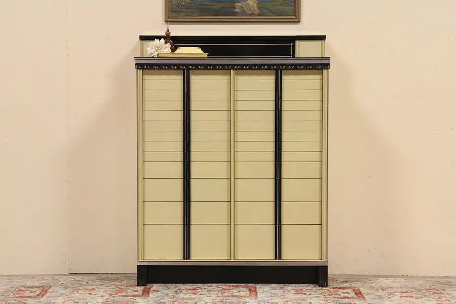 Main image of Art Deco 24 Drawer 1935 Dental Cabinet