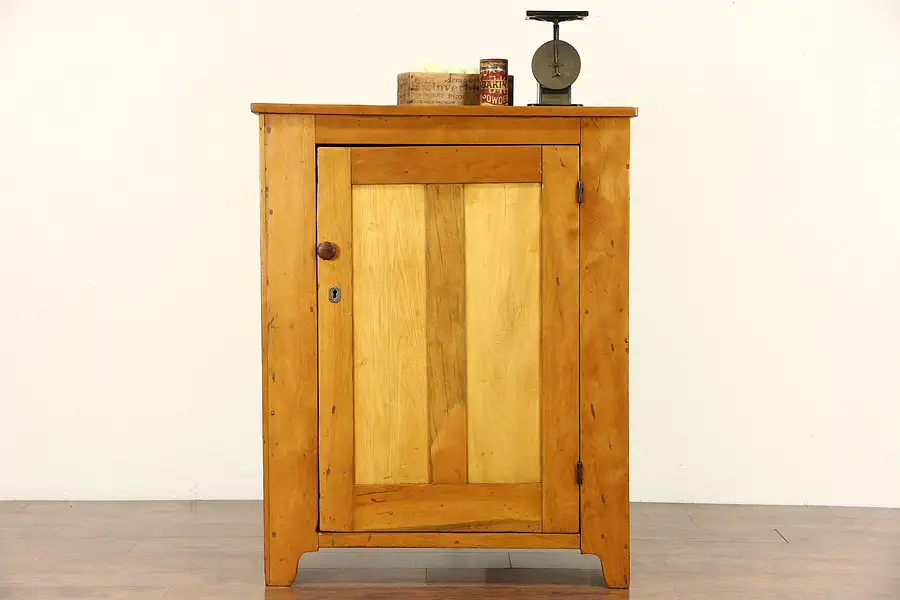 Main image of Country Pine 1860's Antique Pantry Cupboard