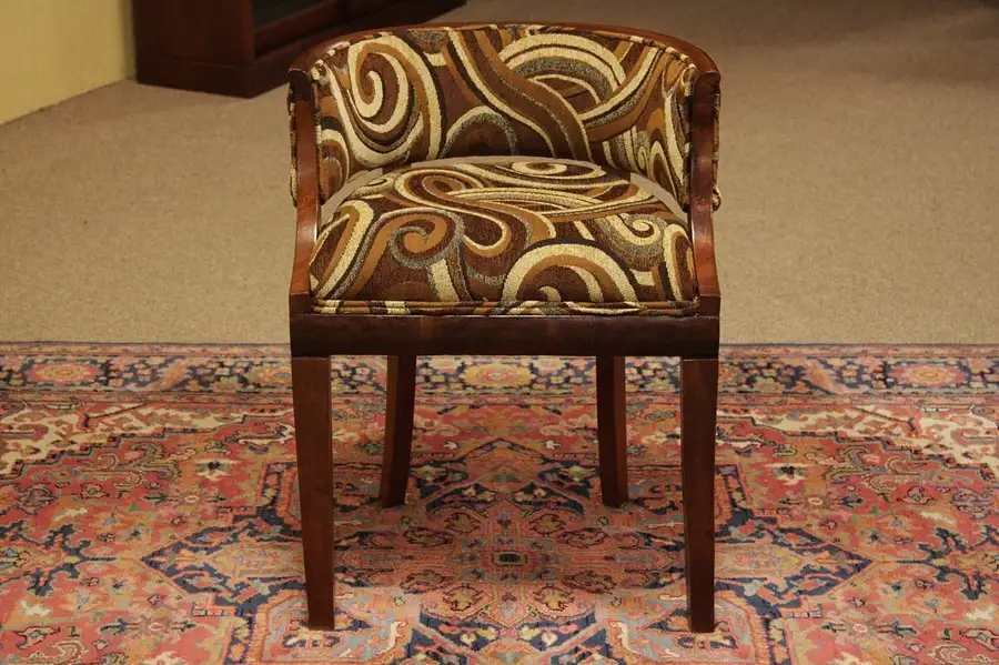 Main image of Italian Art Deco Antique Tub Chair