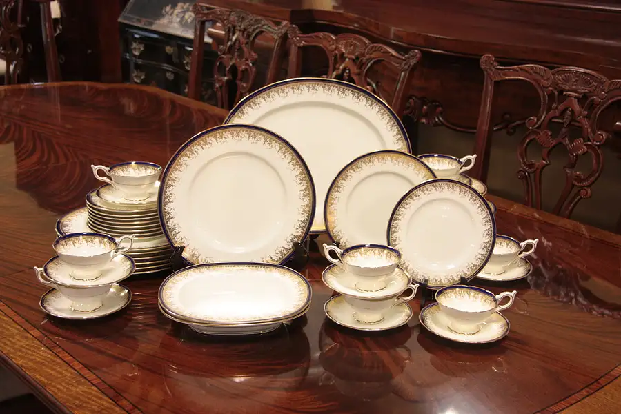 Main image of Coalport Cobalt Blue & Gold China / Serving Pieces
