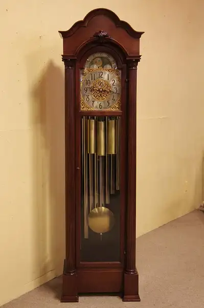 Main image of Herschede 9 Tube Tall Case Grandfather Clock