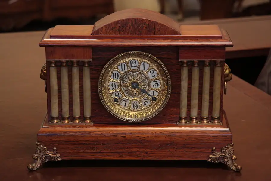 Main image of Seth Thomas Victorian Pat. 1880 Pillar Clock
