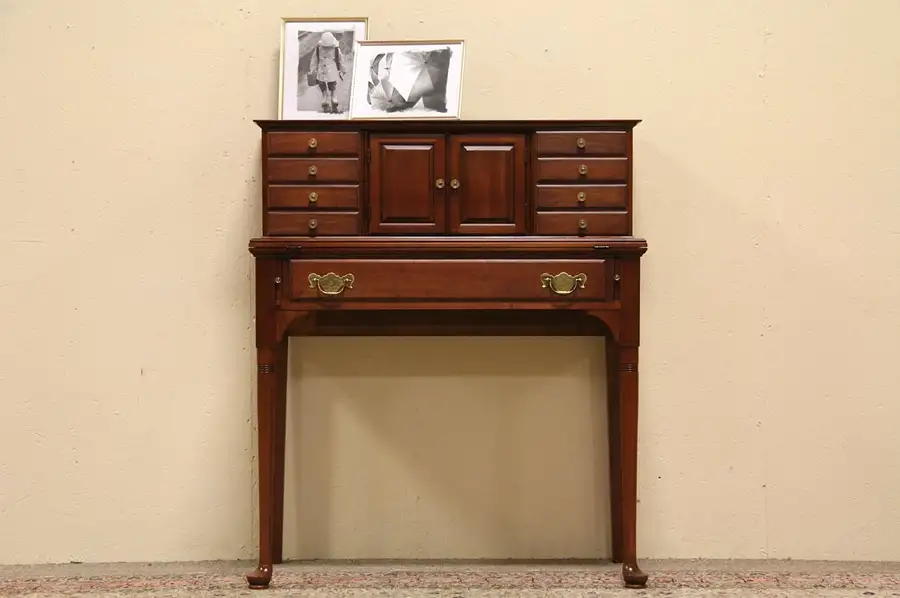 Main image of Pennsylvania House 9 Drawer Cherry Desk