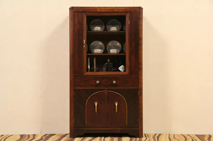 Main image of Art Deco 1935 Waterfall China, Curio, Collector Cabinet or Bookcase