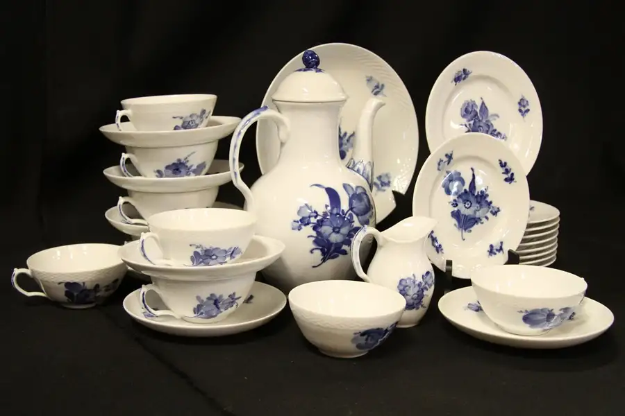 Main image of Royal Copenhagen Blue Flowers Tea Set