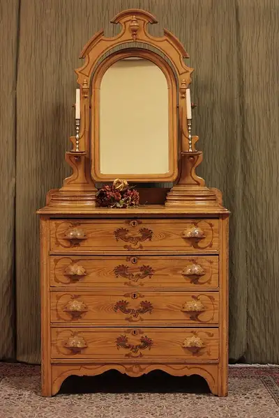 Main image of Victorian Cottage Furniture Painted Chest or Dresser