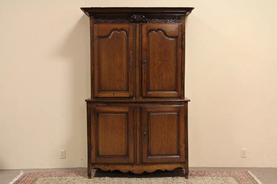 Main image of Country French Oak Cupboard or Cabinet