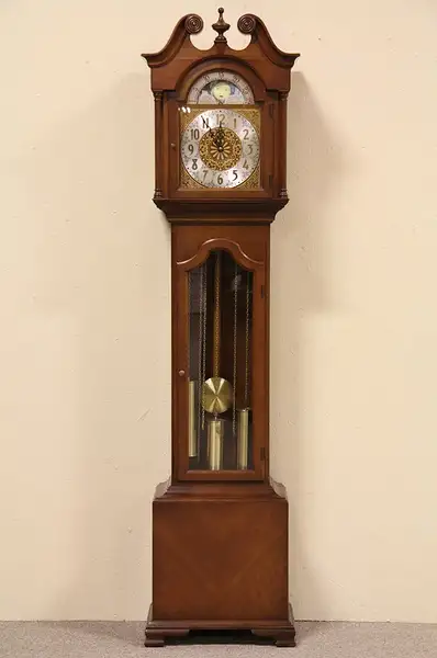 Main image of Colonial Cherry Tall Case or Grandfather Clock