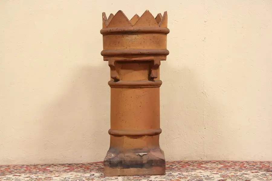 Main image of Victorian 1870's Architectural Salvage Chimney Pot for Garden Ornament