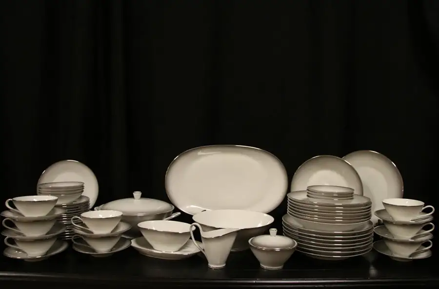 Main image of Rosenthal Midcentury Modern 1957 Vintage Eastern Airlines China for 8