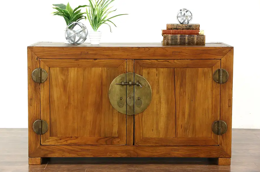 Main image of Chinese Antique 1900's Cabinet, Chest or Vessel Sink Vanity, TV Console