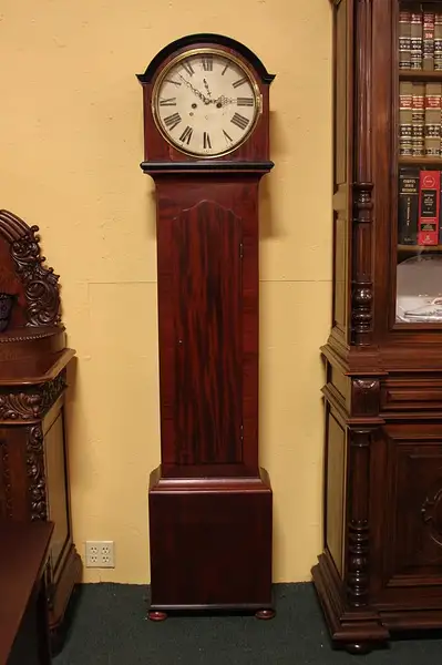 Main image of Scottish Grandfather Tall Case Clock, Early 1800's