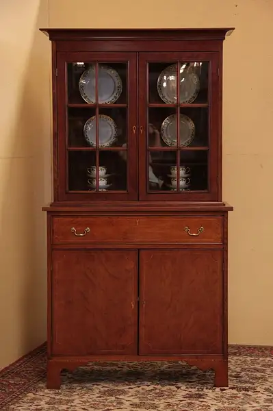 Main image of Cherry Handmade China Cabinet or Bookcase