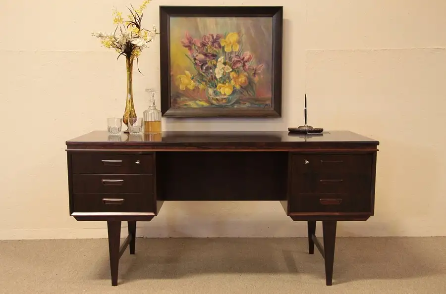 Main image of Rosewood Midcentury Danish Modern Desk