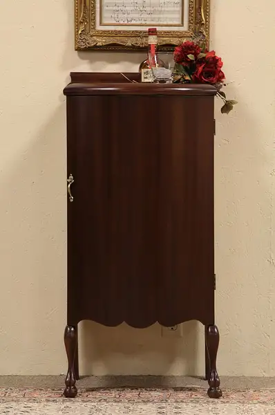 Main image of Mahogany 1900 Antique Sheet Music Cabinet