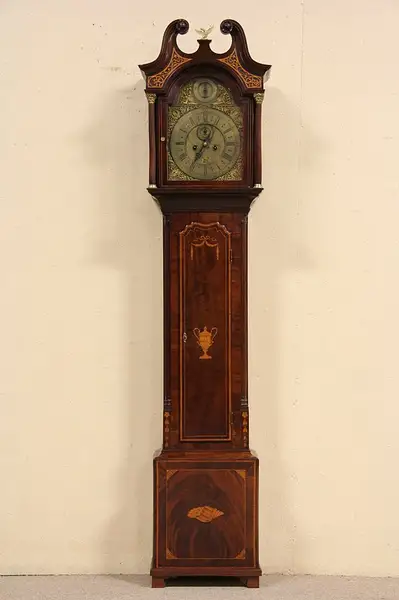 Main image of Scottish Georgian 1780 Antique Tall Case Grandfather Clock