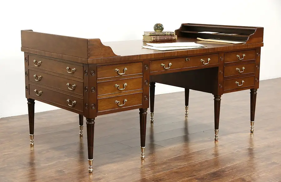 Main image of Kittinger Signed 1966 Anniversary Mahogany George Washington Desk