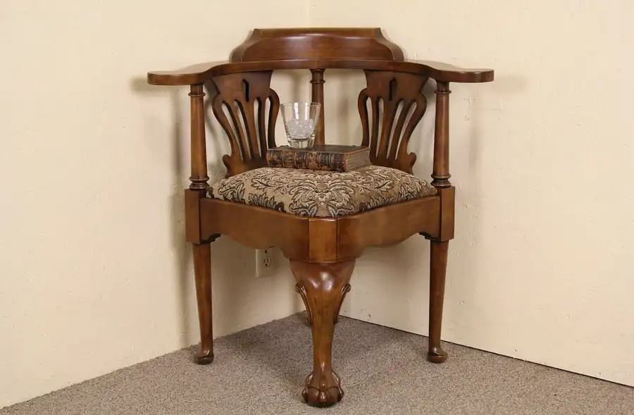 Main image of Georgian Vintage Corner Chair signed Century