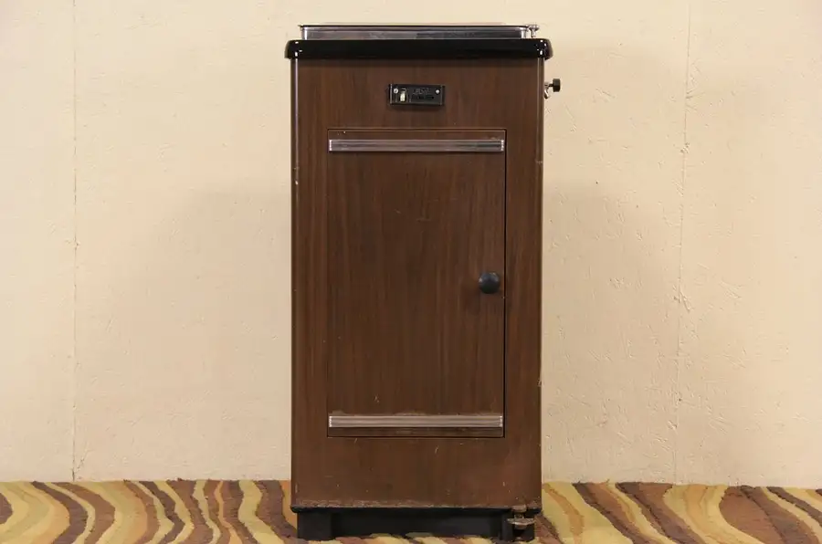 Main image of Art Deco 1940's Vintage Medical or Dental Cabinet, Electric Sterilizer