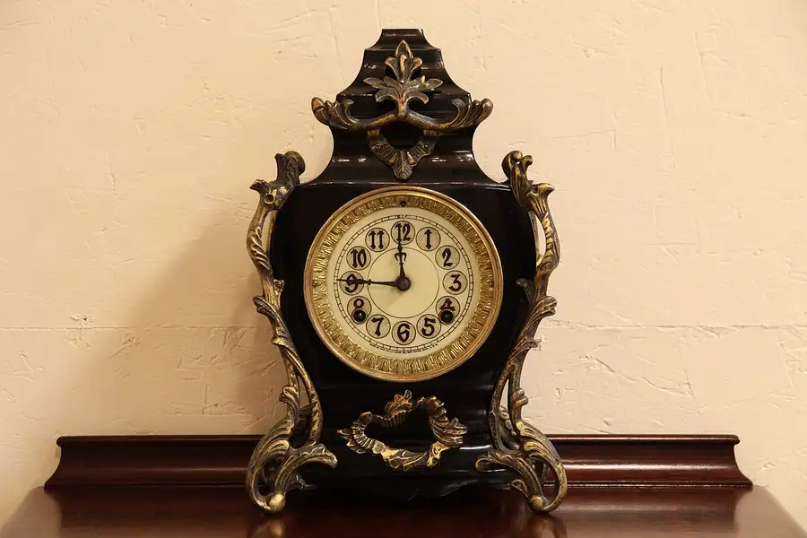 Main image of Victorian New Haven Iron Clock