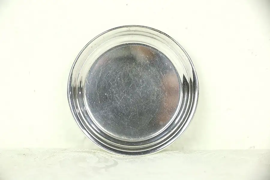 Main image of Sterling Silver 2 5/8" Vintage Butter Chip or Pin Tray