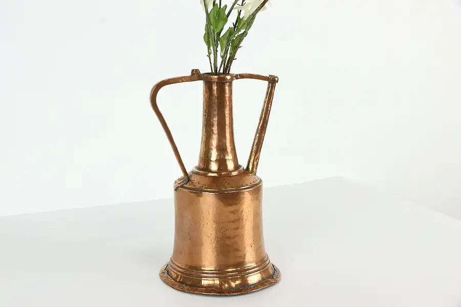 Main image of Hand Hammered Vintage Farmhouse Solid Copper Coffee Pot or Pitcher