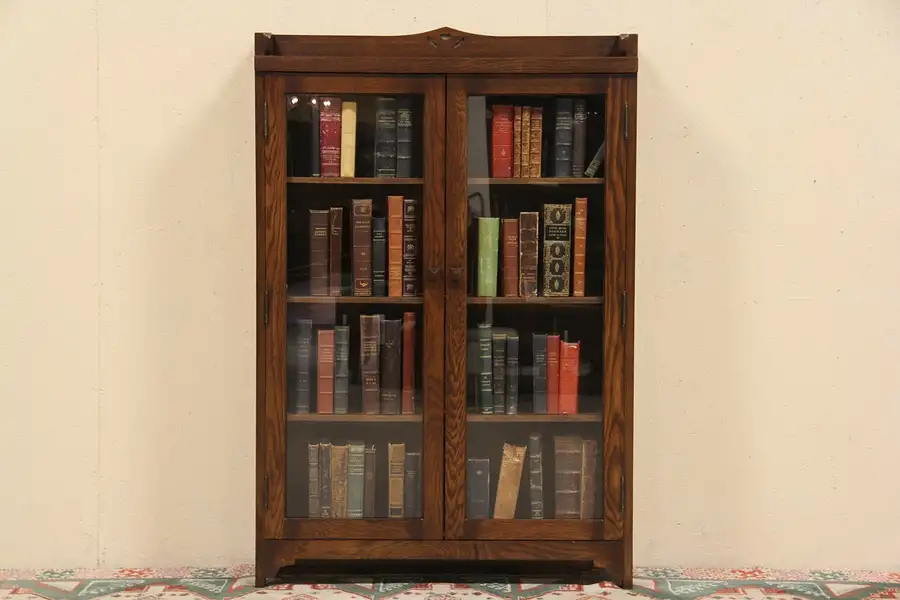 Main image of Arts & Crafts Mission Oak Style Bookcase