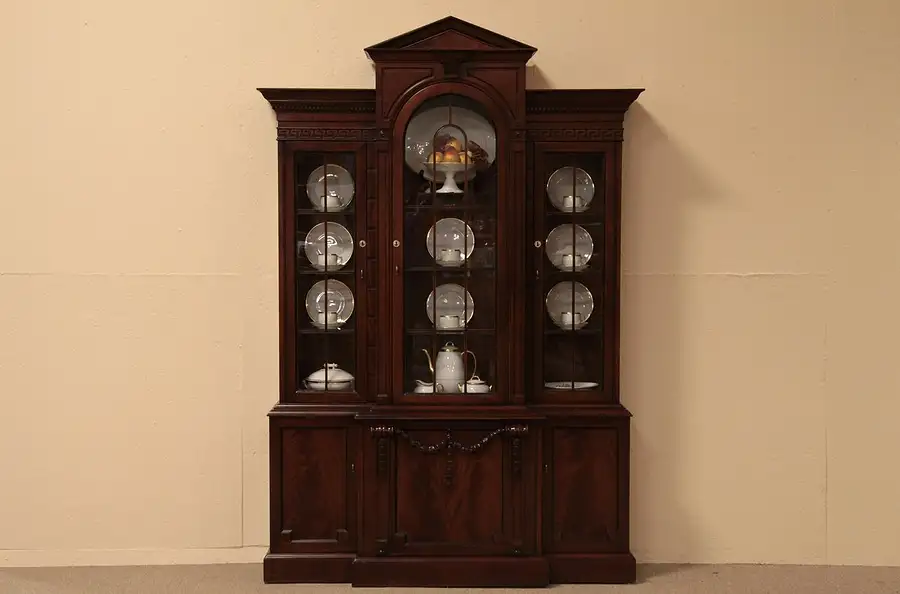 Main image of Tomlinson Breakfront China, Curio Cabinet Bookcase