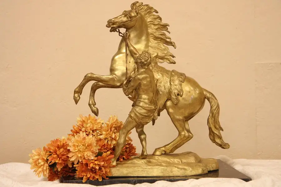 Main image of Bronze Sculpture of Marley Horse Tamer Statue