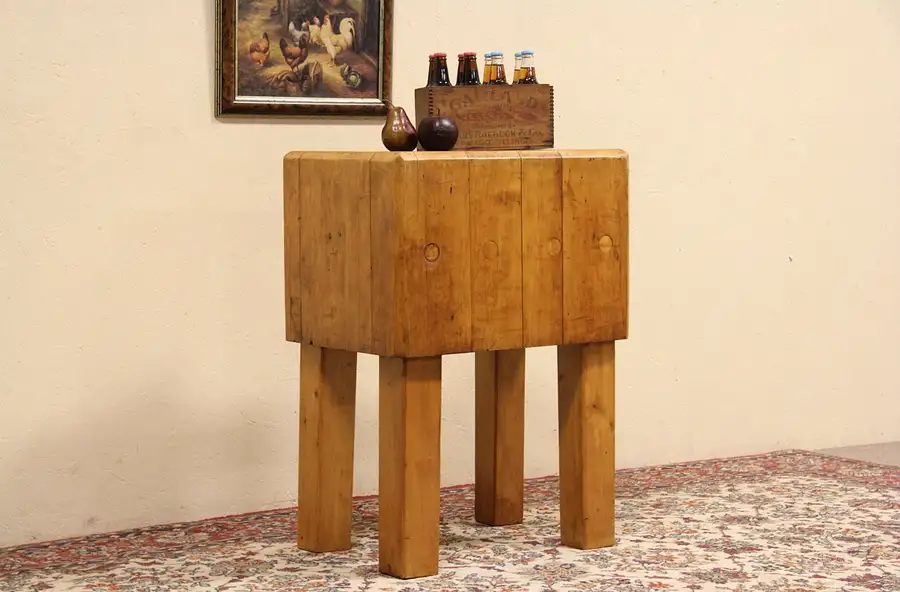 Main image of Country Store Butcher Chopping Block or Kitchen Island
