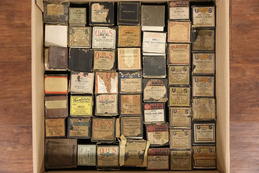 Main image of 50 Player Piano Rolls, Wide Assortment