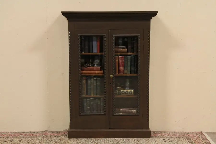 Main image of Country Pine Antique 1860 Bookcase