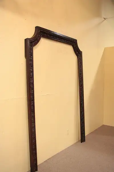 Main image of Baroque Carved 1700's Archway or Window Frame