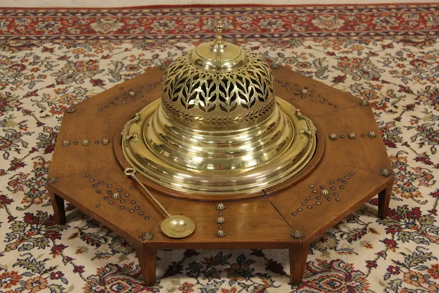 Main image of Spanish Brazier or Brazero, Charcoal Footwarmer or Heater