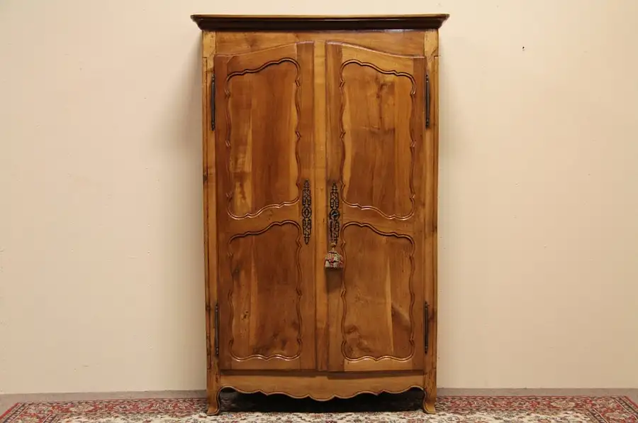 Main image of Louis XIV Country French Cherry Armoire