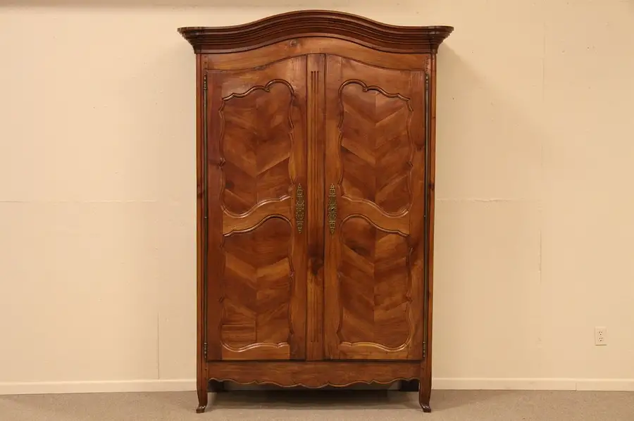 Main image of French Country 1790 Carved Cherry Armoire