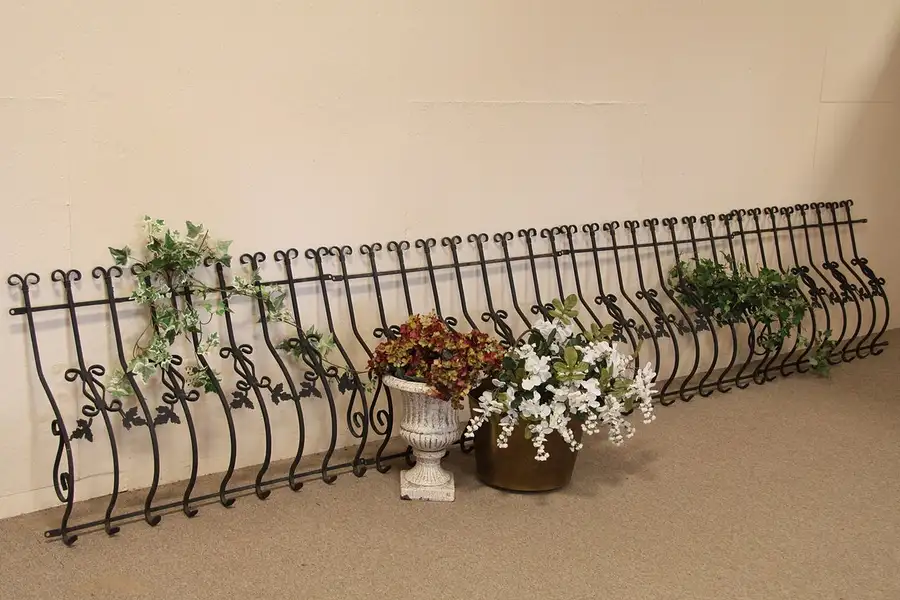 Main image of Set of 4 Wrought Iron Balcony Railings