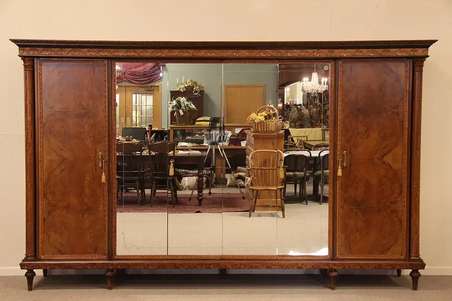 Main image of Lake Como Italian Antique 6 Door Armoire